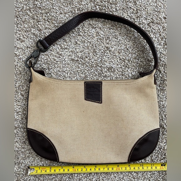 Longchamp Paris Vintage Small Shoulder Bag Brown Leather - Picture 11 of 13